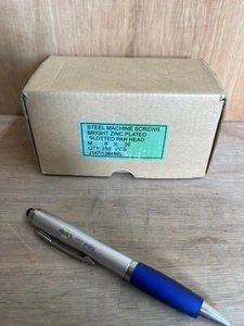 M6 x 20mm (total 225) SLOTTED PAN HEAD MACHINE SCREWS BRIGHT ZINC PLATED New - Picture 1 of 2
