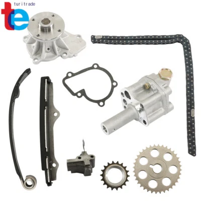 Timing Chain Kit Oil Water Pump KA24E For Nissan 240SX D21 Pickup 1989-1997 2.4L - Image 1 of 4