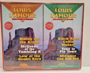 Louis L'Amour Collector's Series 2 Audio Books, 4 Cassettes Vol 1 & 2 NEW - Picture 1 of 6