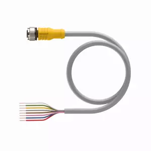 Turck RKC 8T-16 Eurofast Kabel 8 Pin Buchse M12 auf fliegende Leitungen 16m lang - Bild 1 von 5