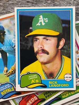 1981 O-Pee-Chee OPC Baseball Card YOU PICK - Complete UR set RC LOT 2 10 100 287 - Image 1 of 4