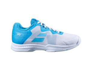 Babolat SFX3 Todas las Canchas Niñas Niños Azul/Blanco Entrenadores de Squash Tenis UK3.5 EU36 - Imagen 1 de 3