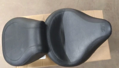 Asiento de turismo Mustang ancho vintage 75735 Softail 1984-99 como nuevo Foto 1 de 4