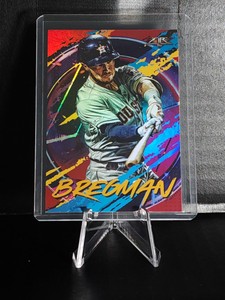 2020 Topps Fire Alex Bregman Blaze Red Foil Refractor  - Houston Astros