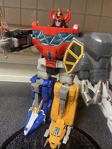 Vintage 1993 Mighty Morphin' Power Rangers Deluxe Megazord Near Complete Bandai
