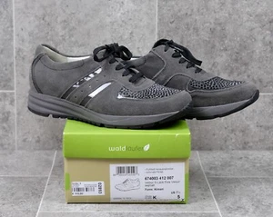 Waldläufer Kimari Velours Schnürschuhe Grau Damen Schuhe EU37 - Bild 1 von 7