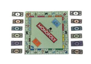 Dolls House Traditional Monopoly Board Game Miniature Toy Shop Accessory 1:12