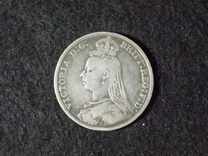 I 1889 Great Britain Silver Crown Coin - Picture 1 of 2