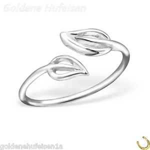 ZEHENRING Blätter Blatt 925 Echt Silber Zehring Geschenkidee gh1a*329* - Bild 1 von 1