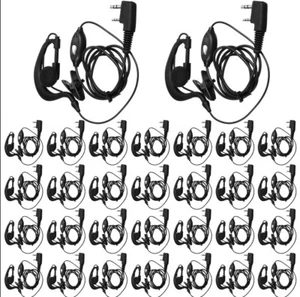 BAOFENG Radio Earpiece Earhook Headset with Mic for UV-5R BF-888S Retevis H-777 - Zdjęcie 1 z 4