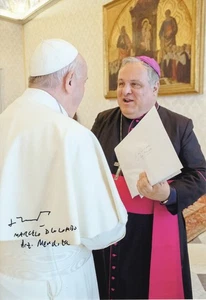 Original signiertes Foto Erzbischof Marcelo Daniel Colombo - Papst Franziskus - Bild 1 von 1