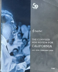 📚⚖️❤️ 2019 ~ 2020 BARBRI CALIFORNIA CONVISER MIMI REVIEW Vol ONE ✅👍😎 - Imagen 1 de 3