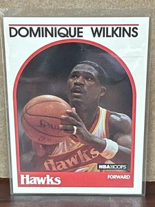 1989-90 Hoops Dominique Wilkins Atlanta Hawks #130 - Picture 1 of 3