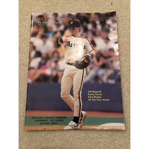 Programma baseball allenamento primavera Houston Astros 1992 Jeff Bagwell - Foto 1 di 7