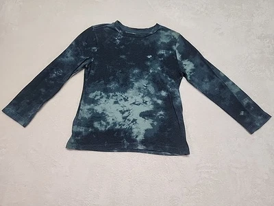 Old Navy Boys Tye Dyed Green Long Sleeve T-shirt Size Small 6-7 - Image 1 of 4