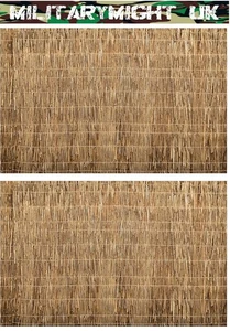 1 32 - 1 35 SCALE DIORAMA BAMBOO WALLS OR ROOF SCENICS SET 2 - Picture 1 of 1