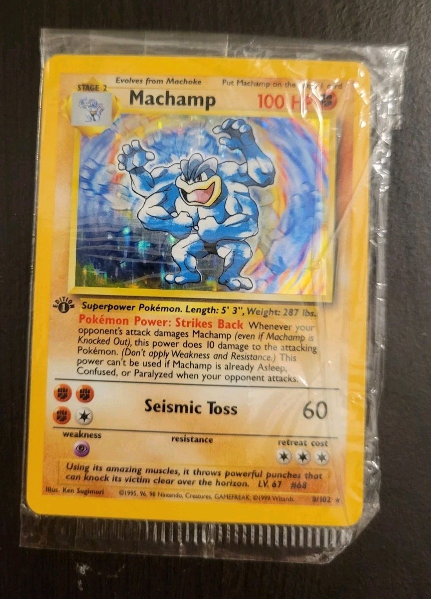 First Edition Pokémon Machamp Individual Cards | eBay First Edition Pokémon Machamp Individual Cards | eBay