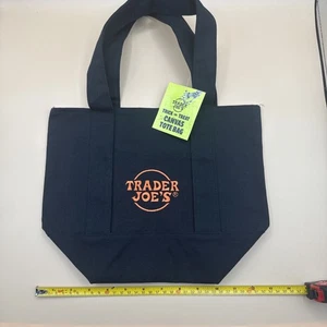 New 2025 Halloween Limited Trader Joes Trick or Treat Mini Canvas Tote Bag - Picture 1 of 4