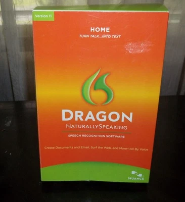 NEW Dragon Naturally Speaking Home Version 11 w/ Headset Mic - Image 1 of 4