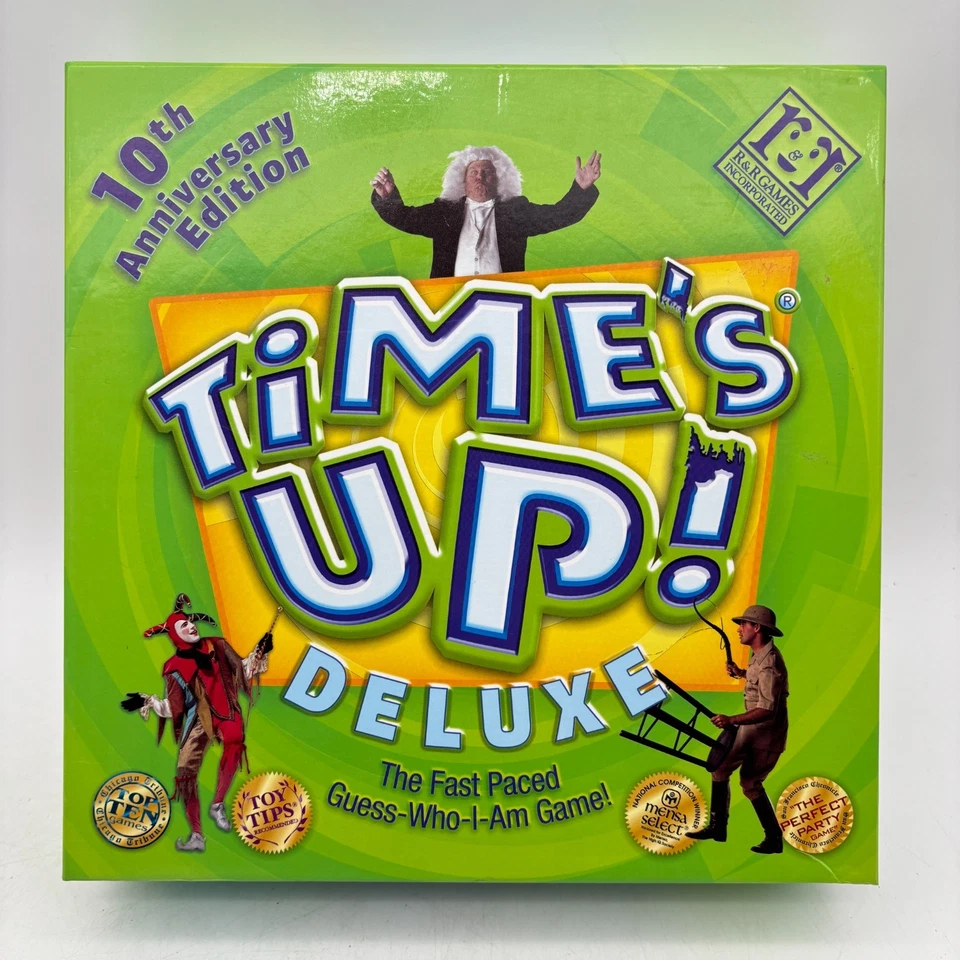 VINTAGE Time's Up Deluxe COMPLETE R & R Games 2008 Verbal Expressions Word Party - Image 1 of 4
