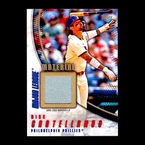 2025 Topps Nick Castellano Major League Materials Gold #MLM-NC Jersey /50 - Picture 1 of 2