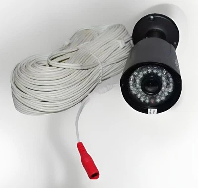 Q-See 720p High Definition Analog Bullet Security Camera QCA7209B Black & Wiring - Image 1 of 4
