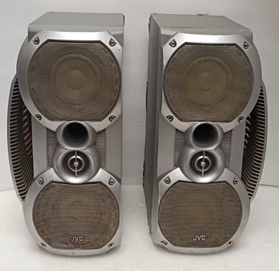 Par de altavoces subwoofer JVC probados doble SP-HXZ10 subwoofer, mal estado. Sonido bien Foto 1 de 4