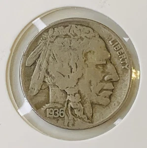 1936-D Buffalo Nickel Indian Head 5c Coin USA KM#134 – Denver Mint – Collectible - Picture 1 of 3