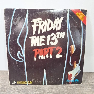 Friday The 13th Part 2 Laserdisc Horror Slasher Jason Voorhees - Image 1 of 4