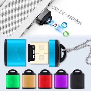 Mini Aluminum TF Card Reader USB 2.0 Fast Transfer for Micro SD SDXC - Afbeelding 1 van 15