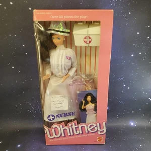 Vintage Barbie Nurse Whitney, RARE, Mattel, # 4405, 1987 Sealed NRFB Box Wear - Bild 1 von 18