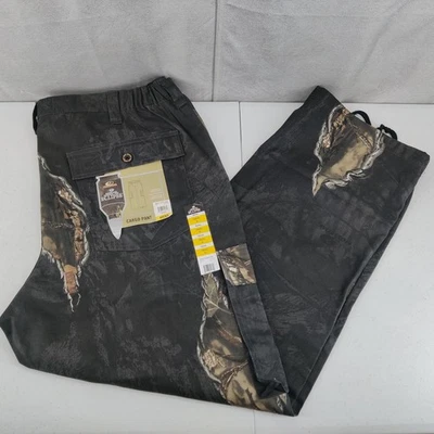 Pantalones cargo Mossy Oak para hombre XL 40/42 negros camuflados ruptura eclipse caza al aire libre Foto 1 de 4
