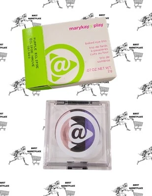 New In Box Mary Kay At Play Baked Eye Trio Purple Eclipse #081940 ~ Fast Ship - Image 1 of 2
