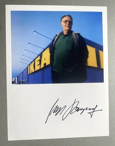 INGVAR KAMPRAD (†2018) IKEA founder autograph signed photo 8x10 very rare - Picture 1 of 1