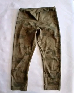 Lululemon Run Inspire II Lowrise Cropped Damen-Leggings Armeegrün Tarnmuster Größe 6 - Bild 1 von 11