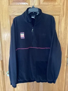 Adidas Men’s Size XL Black / Pink Adiplore Polar 1/2 Zip Fleece Pullover CM1-557 - Picture 1 of 4