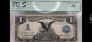 1899 $1 Silver Certificate — “Black Eagle” - Picture 1 of 2