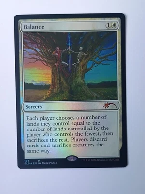 MTG Balance -FOIL - Secret Lair Drop #173 NM/M Unplayed - Image 1 of 2