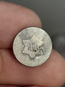 Dateless Trime 3 Three Cent Silver  - Picture 1 of 4