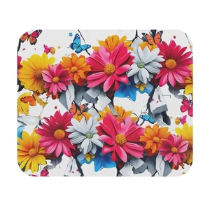 3D Floral Power Mouse Pad | Vibrant Summer Desk Pad Flower Office Decor Pad - Picture 1 of 5