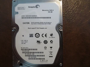 ST9160314AS PN: 9HH13C-500 FW:0001SDM1 (5VC5) WU China 160gb 2.5" Sata JUL/2009 - Picture 1 of 1