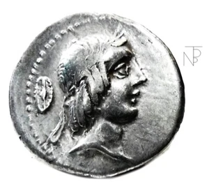 Ancient Rome Republic (CALPURNIA Piso Frugi) Denarius - Picture 1 of 8