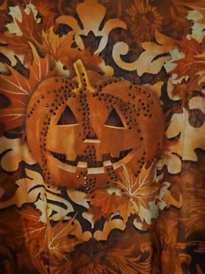 NWT - One World Jack O Lantern Pumpkin Halloween Top Sz Large - Picture 1 of 5