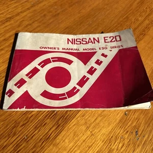 Nissan E20 Vintage Owners Manual Van 1976 - Picture 1 of 18