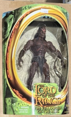 Новорожденный Lurtz Властелин колец Toy Biz Fellowship кольцо как новый на картонке новый из старых запасов - Изображение 1 из 3