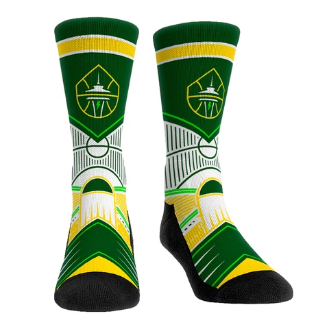 Rock Em Socks Seattle Storm Full Court Press Crew Socks Cover