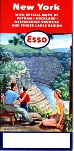 1956 Esso Road Map: New York NOS - Picture 1 of 1