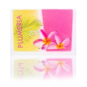 Maui Soap Co Plumeria Bar Soap with Kukui & Coconut Oil 6oz - Picture 1 of 3