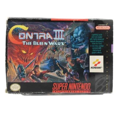 Nintendo SNES - Contra III: The Alien Wars - mit OVP - Bild 1 von 3
