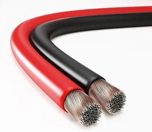 ETEC Lautsprecherkabel CCA 2x0,75mm² rot/schwarz 50m Audio Stereo TV Sound Box - Bild 1 von 6